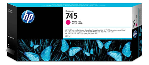 Hp 745 300-ml Magenta Ink Cartridge Magenta