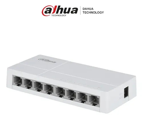 Switch Dahua Dh-sf1008l 8pts 10/100, 8 Puertos 1.6 Gbit/s