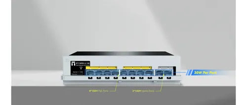 Switch Netis St110pdi-2-130, 10 Puertos Fast Ethernet 120w