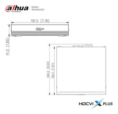 Dahua Dvr 4 Canales Dh-xvr1b04-i/t 1 Discos Duros, Máx. 6tb