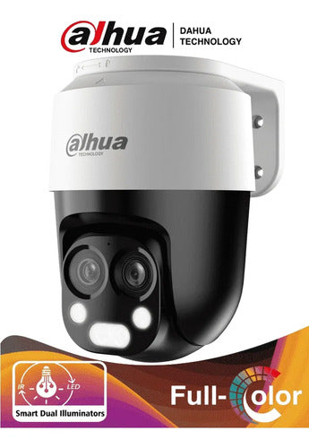 Cámara Pt Dual De 2mp 6x Zoom Hibrido 2 Lentes 2.8mm Blanco Blanco