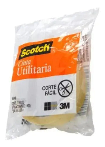 Cinta 3m Scotch 508 En Bolsa 0.024x66m Paquete C/8 /v