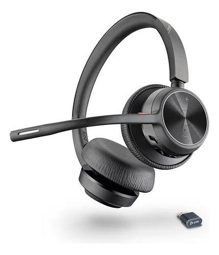 Poly Audífonos Con Micrófono Voyager 4320 Ms Base Negro Negro