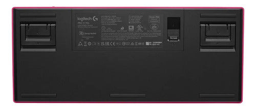 Teclado Inalámbrico Para Juegos Logitech G Pro X Tkl Magenta Magenta Inglés Us