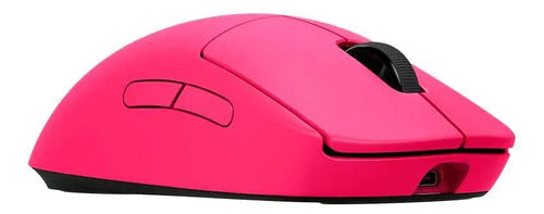 Mouse Gamer Logitech G Inalámbrico Pro 2 Lightspeed Magenta Rojo