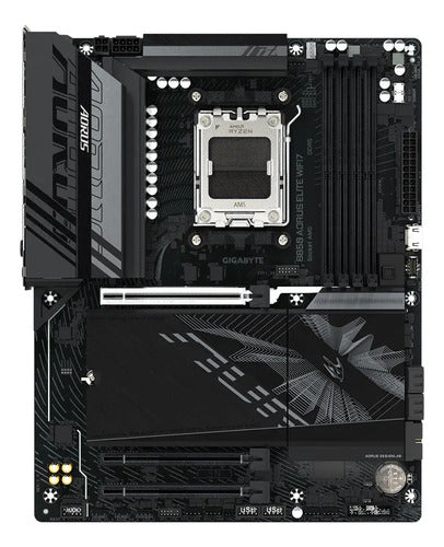 Tarjeta Madre Gigabyte B850 Aorus Elite Wifi7 Am5 Ddr5 8200 Negro