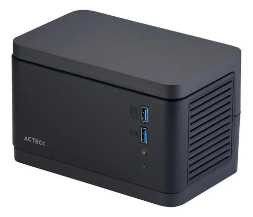 Regulador Acteck Rv1200, 600w, 1200va 8 Salidas Ac-938204 Negro