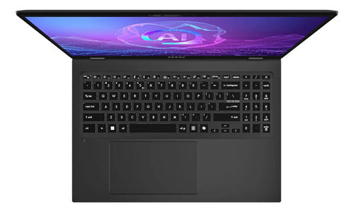 Laptop Msi Prestige 16 Ai+, 16 3840x2400, 5 226v 16gb 1tb Negro