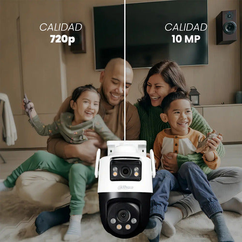 Cámara Seguridad Dahua Ipc-wpt1539dd-sw-5e2-pv Ip Pt Wifi Blanco