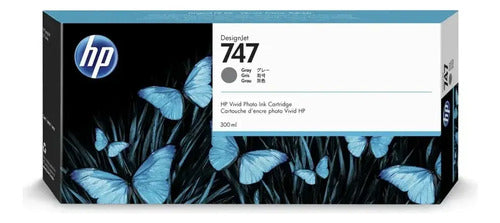 Tinta Hp Lf 747 Gris 300 Ml