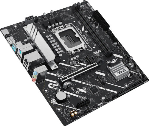 Tarjeta Madre Asus Prime H810m-a, Micro-atx 1851 128gb Ddr5 Negro