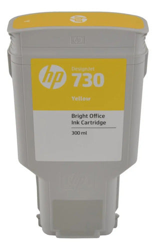 Cartucho De Tinta Hp 730 Amarillo 300ml