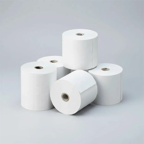 Rollo Termico Pcm T8080s 80mm X 80mm C/50 Piezas Blanco