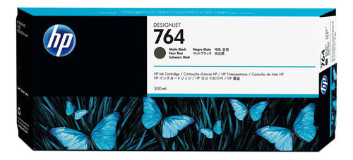 Tinta Hp Lf 764 Designjet Negro Mate 300ml