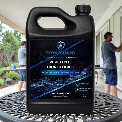 Sellador Hidrofugante 4l Repelent Agua Anti-musgo Stoneguard