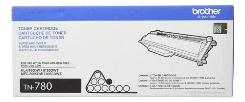 Tóner Brother Tn780 Súper Alto Rendimiento 12000 Páginas Negro