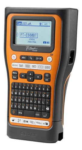 Rotuladora Brother Electrónica Bluetooth Pt-e560btvp Naranja Naranja