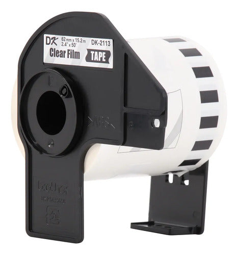 Cinta Brother Dk2113 Continua Transparente 62mmx15.2m Transparente