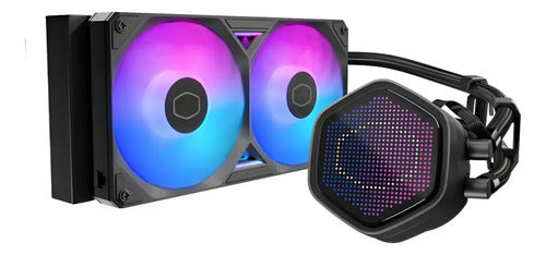Cooler Master Masterliquid Atmos Ii Lcd 2500rpm Negro 2x120 Negro