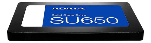 Ssd Adata Su650, 2tb, 2.5 , 450mb/s Escritura, 520mb/s Lectu Negro