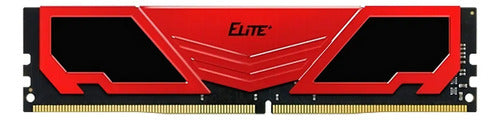 Memoria Ram Team Group Elite Plus Ddr4, 3200mhz, 8gb, Rojo