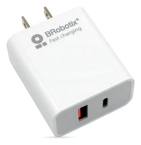 Cargador Dual Brobotix 6000502 Tipo C Y Tipo A De Pared