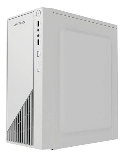 Gabinete Acteck Kioto Gc220, Mini-tower, Con Fuente De 500w Blanco