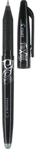 Pluma / Bolígrafo Borrable, Pilot Frixion Bal, Color Negro, 12 Piezas, Opción Recargable