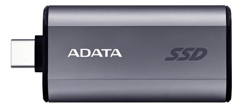 Disco Duro Externo Adata Sc750 2.5 , 500gb, Usb-c 3.1, Gris Negro