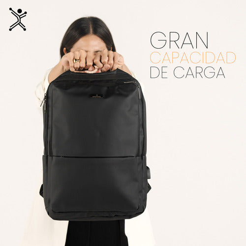 Mochila Porta Notebook Pc-084747 Perfect Choice Negra