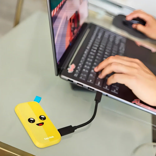 Ssd Externo Sandisk Fortnite Peely Edition 1tb Usbc Amarillo Amarillo