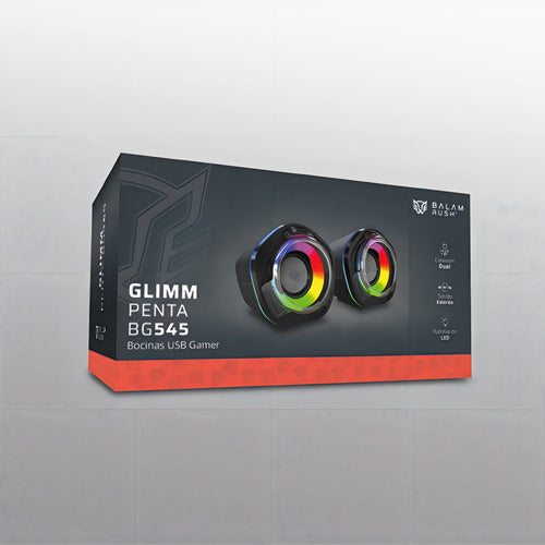 Balam Rush Bocina Para Computadora Glimm Penta Bg545 6w Rms Negro