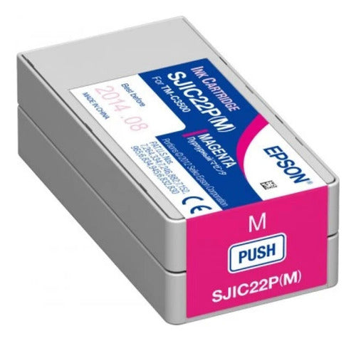 Cartucho Epson C33s020582, Magenta, Inyección De Tinta Epson