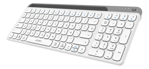 Teclado Acteck Inspire Trek Ti747, Rf Blanco, Español Blanco Español Latinoamérica
