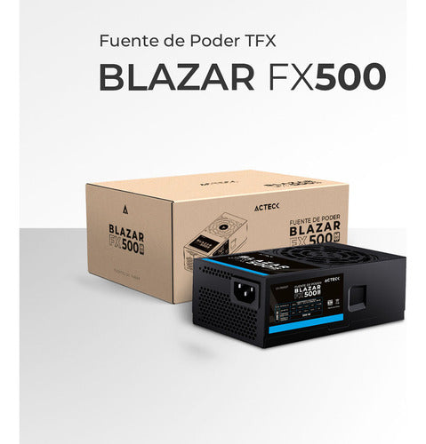 Fuente De Poder Acteck Fx500 Tfx, 24-pin Atx, 80mm, 500w Negro