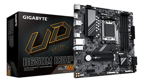 Tarjeta Madre Gigabyte B650m D3hp Ax Micro-atx Am5 256g Ddr5 Negro