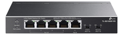 Switch Omada Smart De 5 Puertos Gigabit 1 Poe++ 4 Poe+