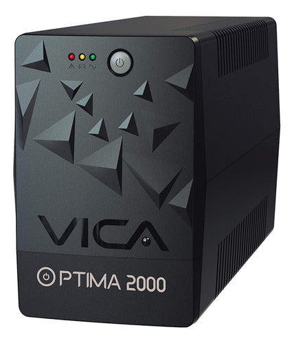 No Break Vica Optima 2000 Línea Interactiva 1200w 2000va 8c