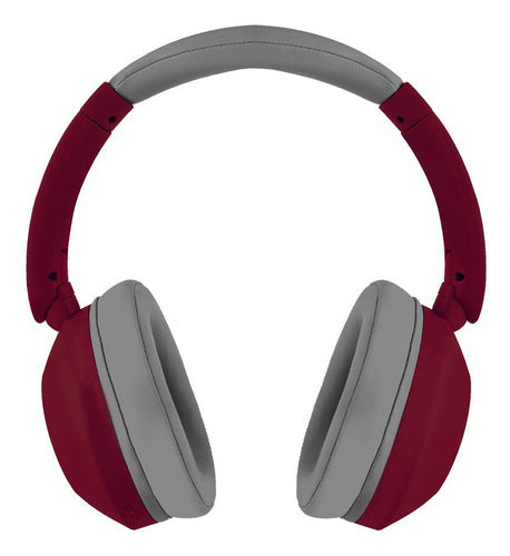 Perfect Choice Audífonos Soundia, Bluetooth, Usb-c, Rojo