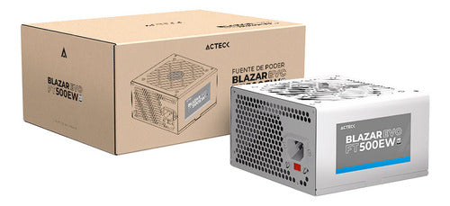 Fuente De Poder Acteck Blazar Evo Ft500ew, 24-pin Atx, 500w