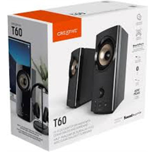 Creative Labs Bocina Computadora T60 2.0, 30w Rms, 2 Piezas