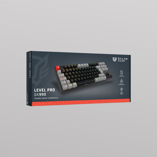 Teclado Gamer Balam Rush Level Pro Gk990 Led Rgb Tkl Mecánic
