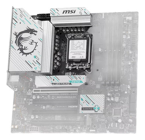 Tarjeta Madre Msi B860m Gaming Plus Wifi Micro-atx 1851 Ddr5