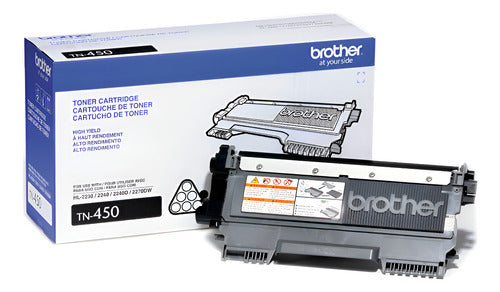 Tóner Brother Tn-450 Negro, 2.600 Páginas Original