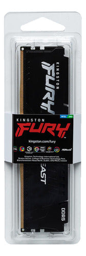 Memoria Ram Kingston Fury Beast Ddr5, 6000mhz, 16gb Xmp/expo