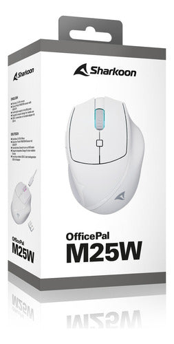 Mouse Sharkoon Shark Force 3 Black Opt U Blanco