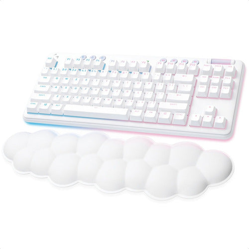 Teclado Gamer Logitech G715 Rgb Tkl, Switch Gx Brown Blanco