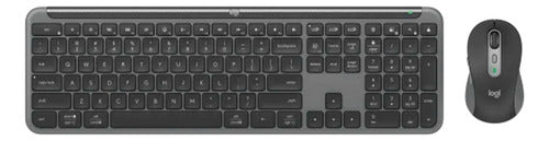 Combo Inalámbrico Teclado Y Mouse Signature Slim K950 Negro
