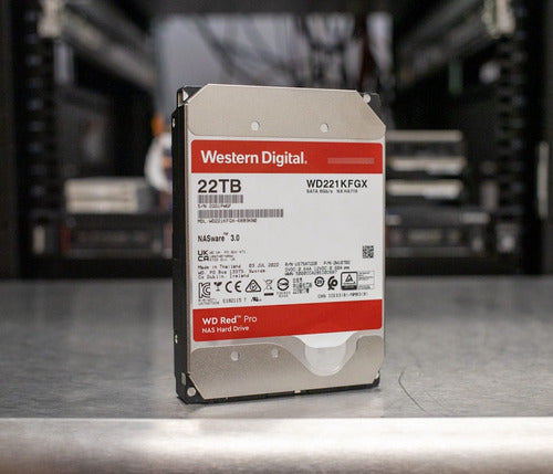 Disco Duro Nas Wd Red Pro 3.5' 22tb Sata Iii 6 Gbit 7200rpm