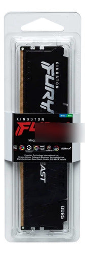 Memoria Ram Kingston Fury Beast Ddr5, 5200mhz, 32gb Xmp
